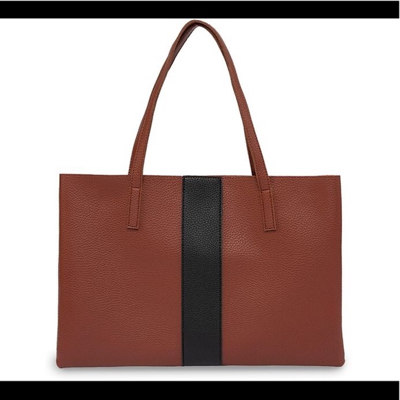 Vince Camuto Luck Tote in the color “red desert.” - Picture 2 of 4